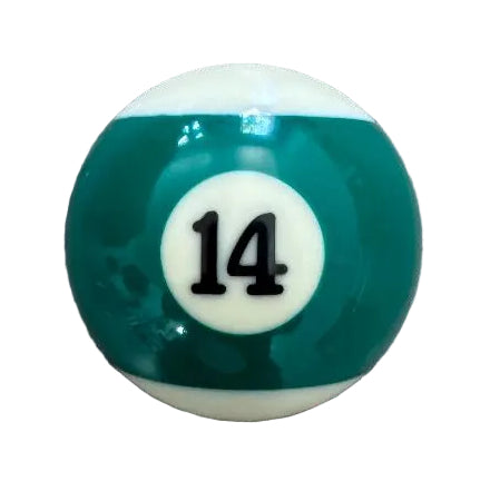 14 Green Stripe Pool Ball - Magnetic Bottle Opener