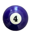 4 Solid Purple Pool Ball - Magnetic Bottle Opener