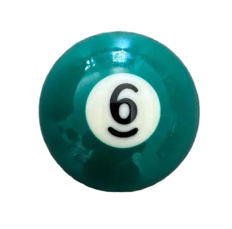 6 Solid Green Pool Ball - Magnetic Bottle Opener