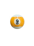 9 Yellow Stripe Pool Ball - Magnetic Bottle Opener