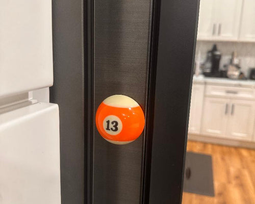 10 Blue Stripe Pool Ball - Magnetic Bottle Opener