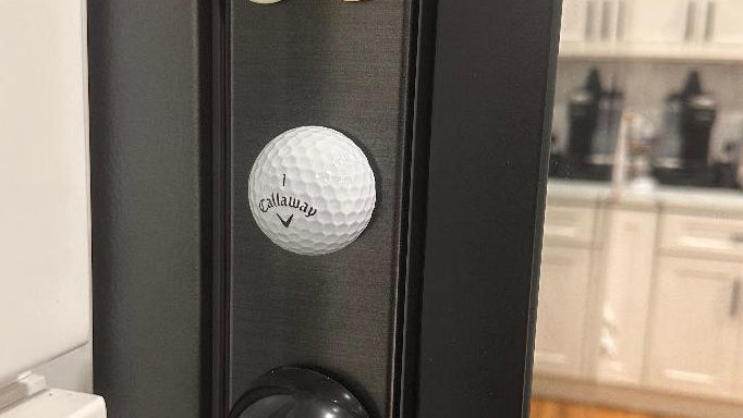 Callaway 2 Golf Ball Bottle Opener - Magnetic - White